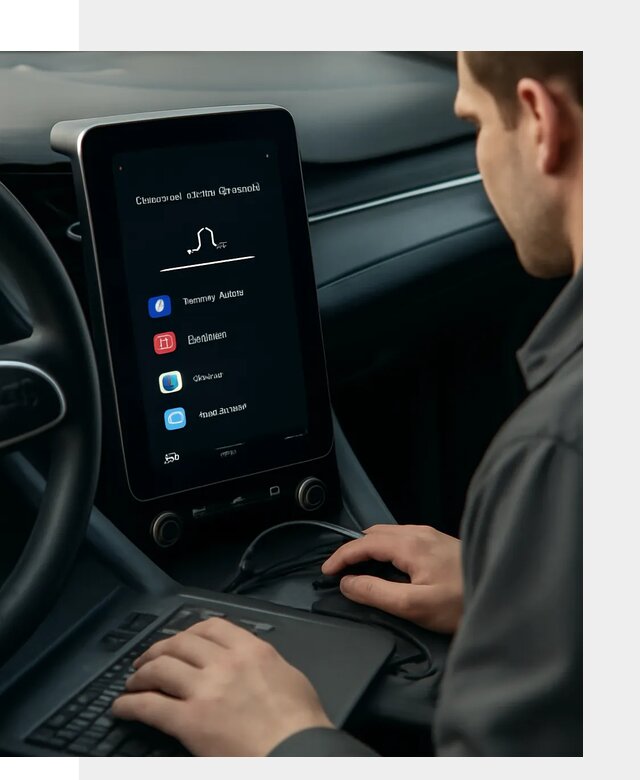 Установка приложений Lynk Co на автомобиль в Муре